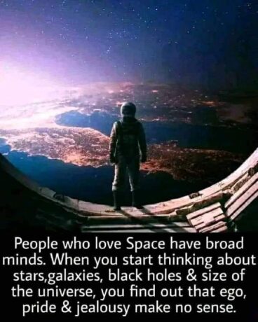 people who love space have broad minds